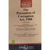 Law & Justice Publishing Co's The Prevention of Corruption Act, 1988 Bare Act 2024